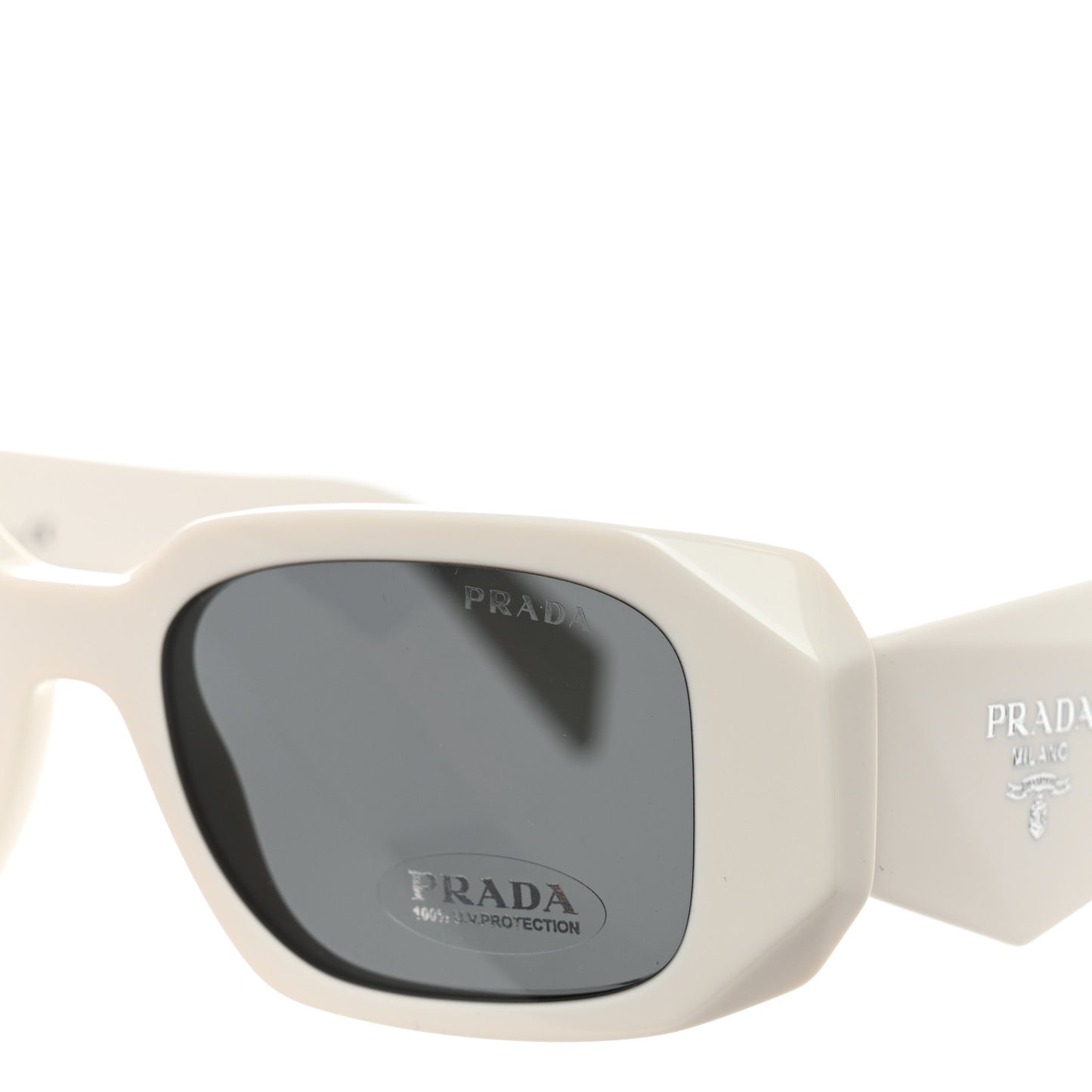 Acetate Symbole Sunglasses SPR 17W White