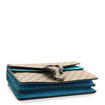 Gucci GG Supreme Monogram Small Dionysus Shoulder Bag Bright Turquoise 4 of 10