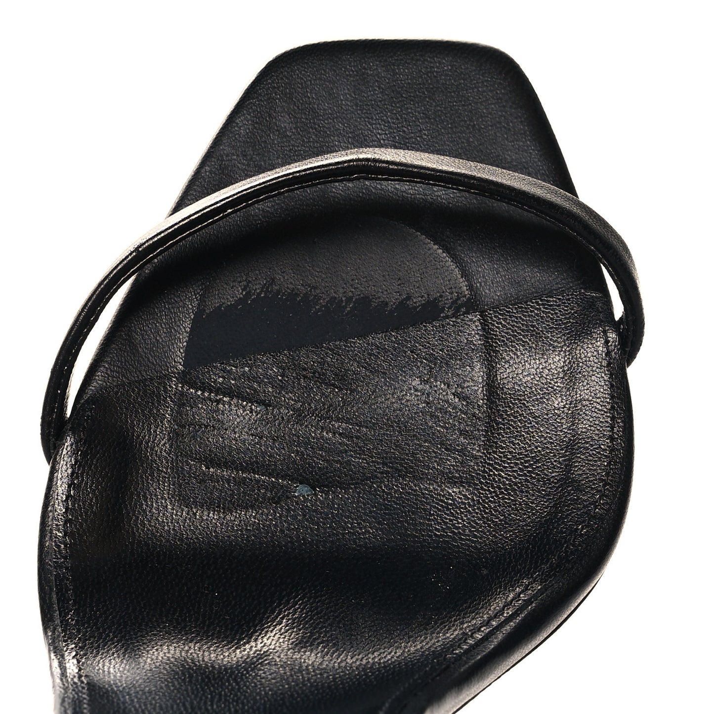 Nappa Vendome Opyum 110 Sandals 39.5 Black Aged Gold