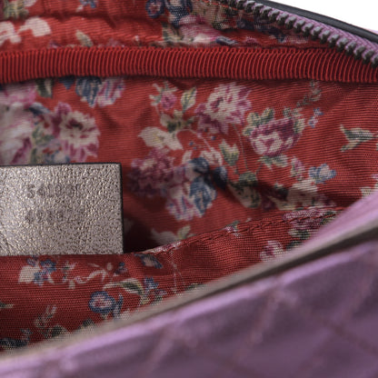 Gucci Laminated Nappa Trapuntata Small Zumi Shoulder Bag Rosa Lago Rame 9 of 9