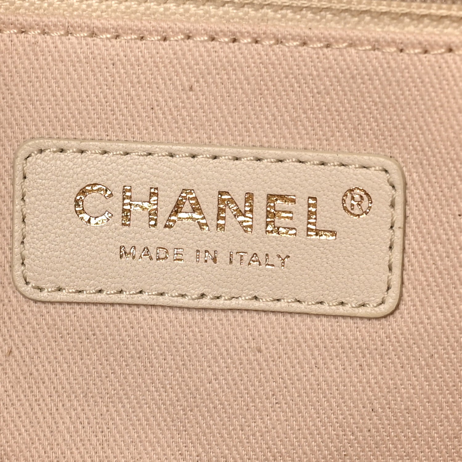 Chanel Lurex Boucle Small Deauville Tote Ivory 6 of 10