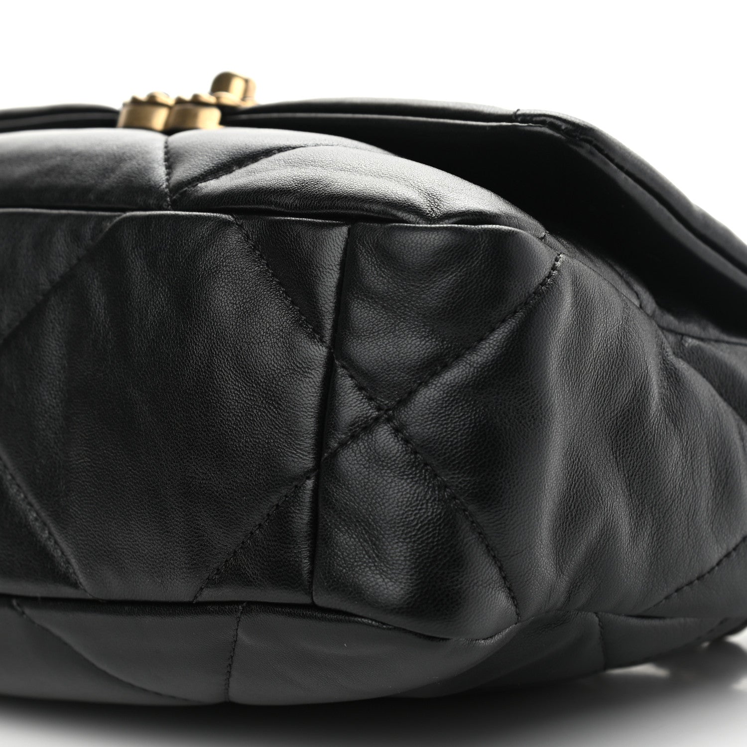 Chanel Lambskin Quilted Medium Chanel 19 Flap Black 10 of 10