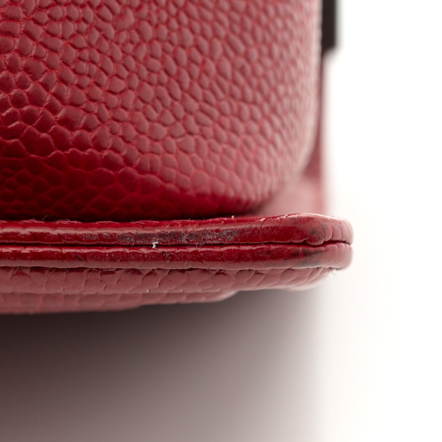 Chanel Caviar Quilted New Medium Boy Flap Dark Red 11 of 12
