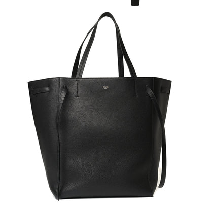 Celine Soft Grained Calfskin Medium Belt Cabas Phantom Black 1 of 9