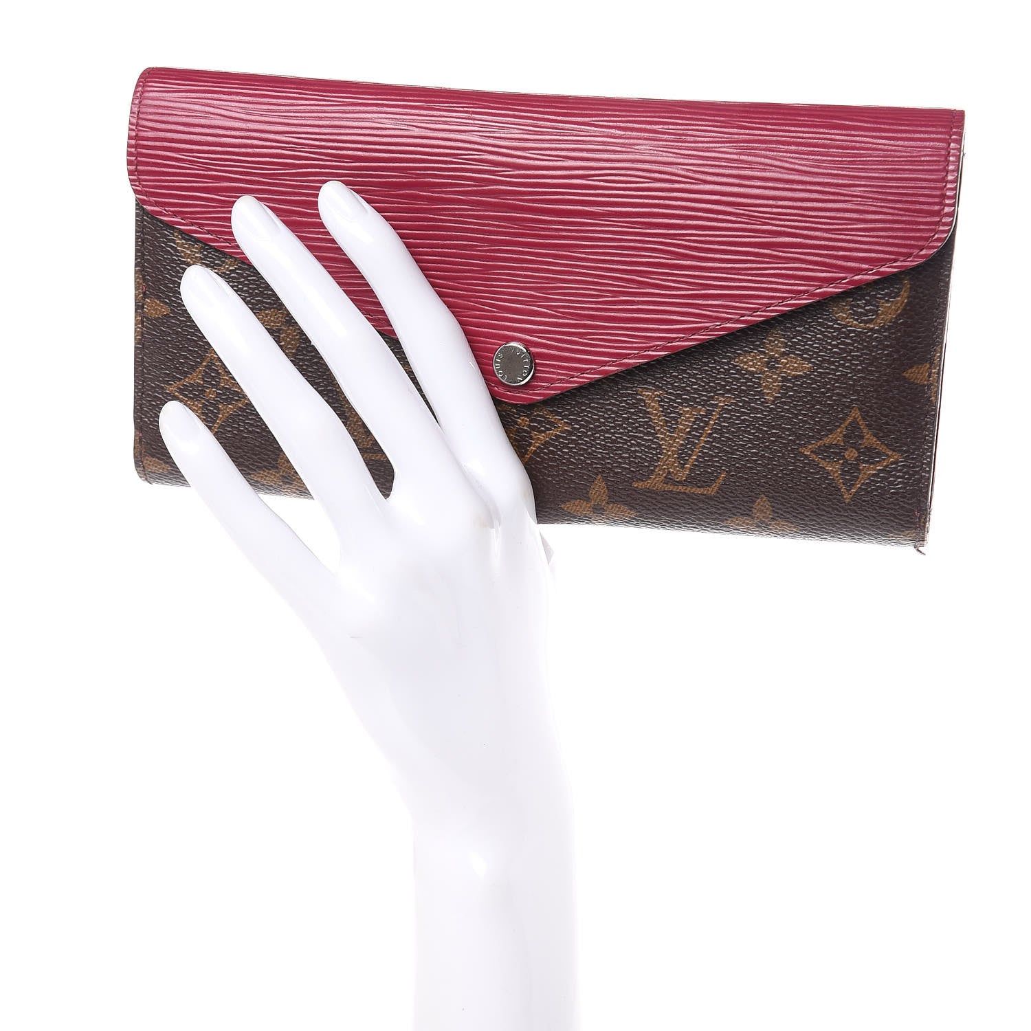Louis Vuitton Monogram Epi Marie-Lou Long Wallet Fuchsia 2 of 13