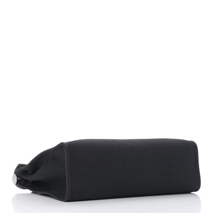 Hermes Military Toile Vache Hunter Herbag Zip PM 31 Black 5 of 10