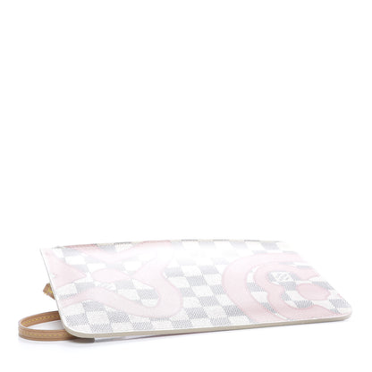Louis Vuitton Damier Azur Tahitienne Neverfull MM GM Pochette 4 of 9