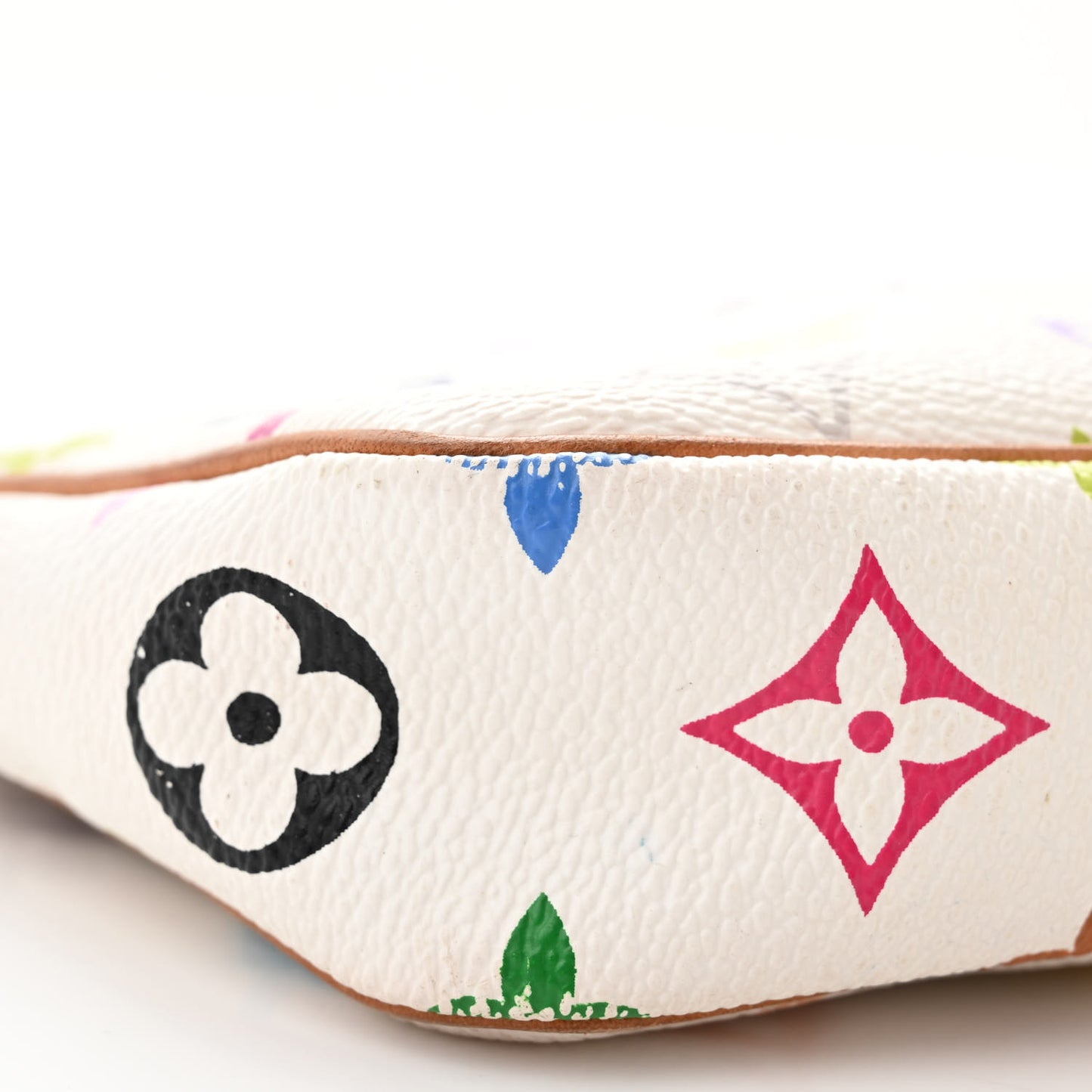 Monogram Multicolor Pochette Accessories White
