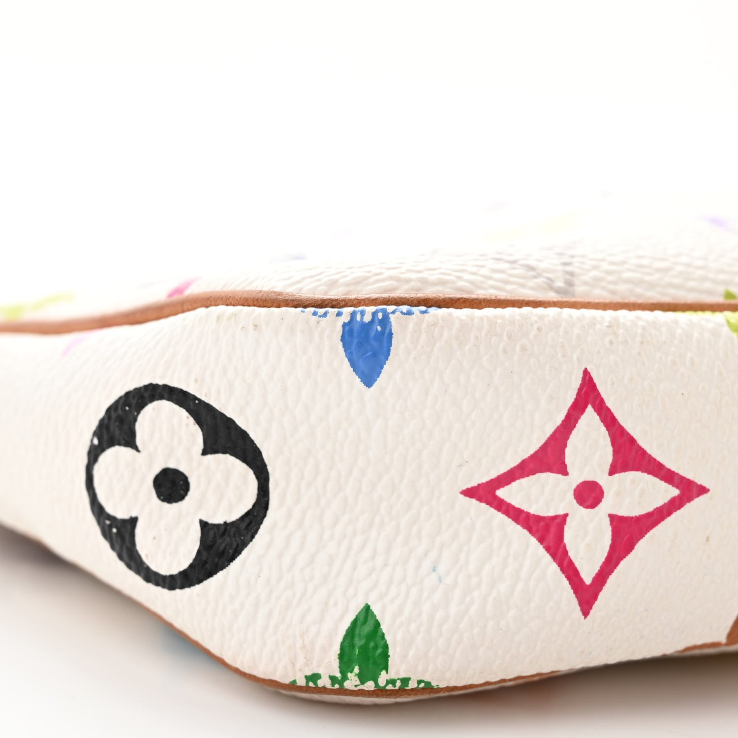 Louis Vuitton Monogram Multicolor Pochette Accessories White 9 of 10