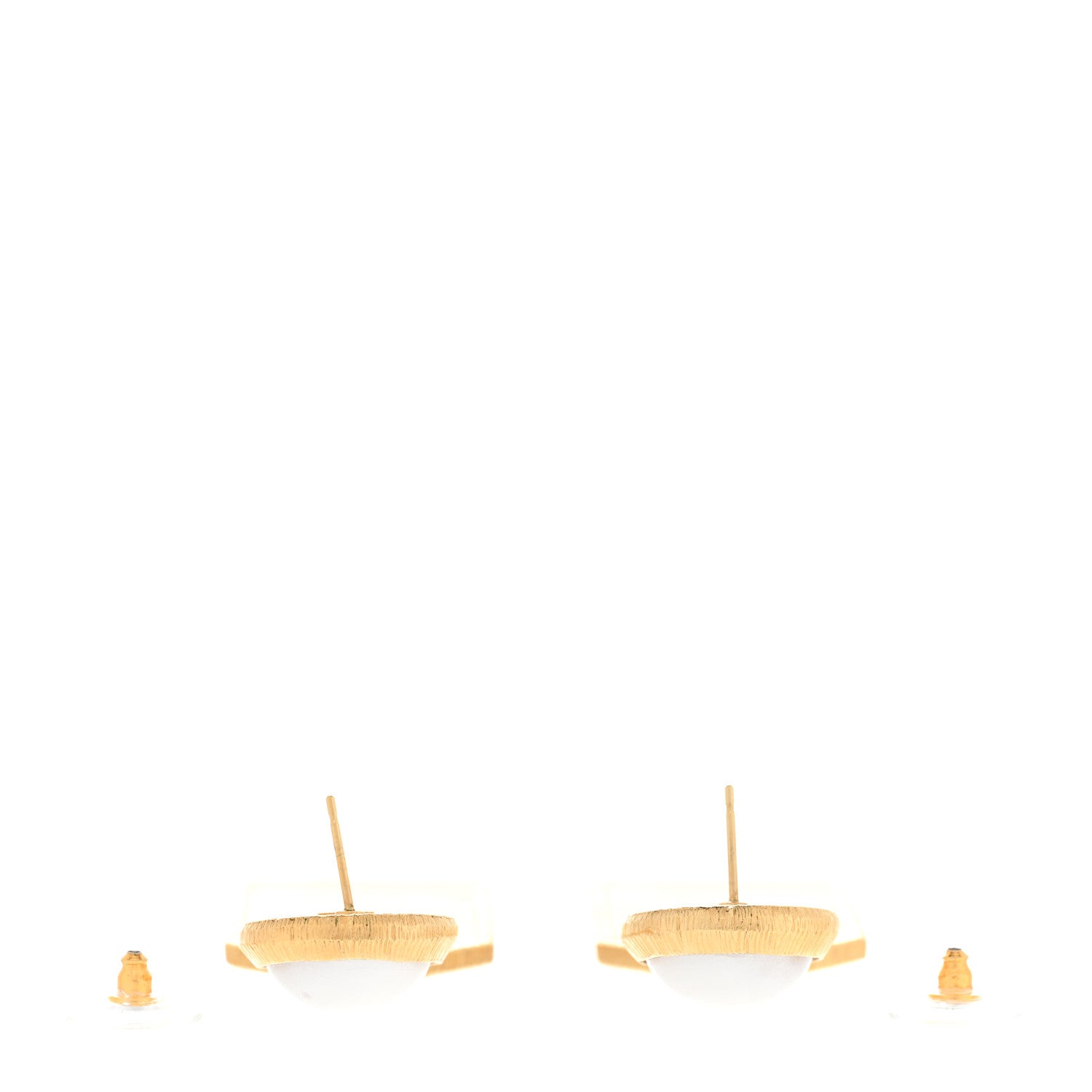 Chanel Pearl CC Tags Drop Earrings Gold 3 of 6