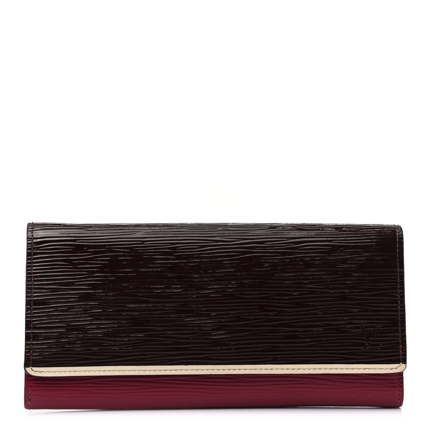 Louis Vuitton Electric Epi Flore Wallet Tri-Color Prune 1 of 7