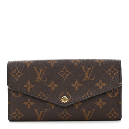 Louis Vuitton Monogram Sarah Wallet NM Rose Ballerine 1 of 7