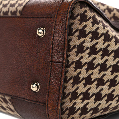 Gucci Fabric Pied De Poule Medium Seventies Web Boston Brown 20 of 36