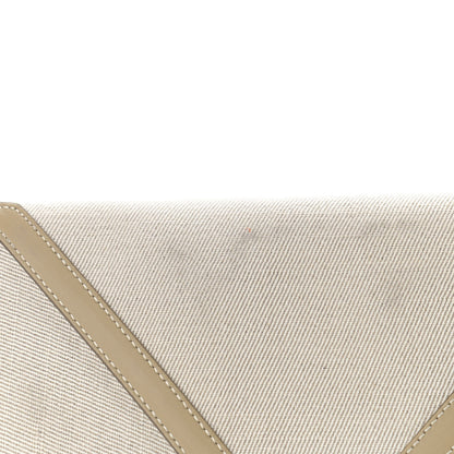 Burberry Cotton Canvas Mini Logo Horseferry Tote Bag Off White 13 of 13