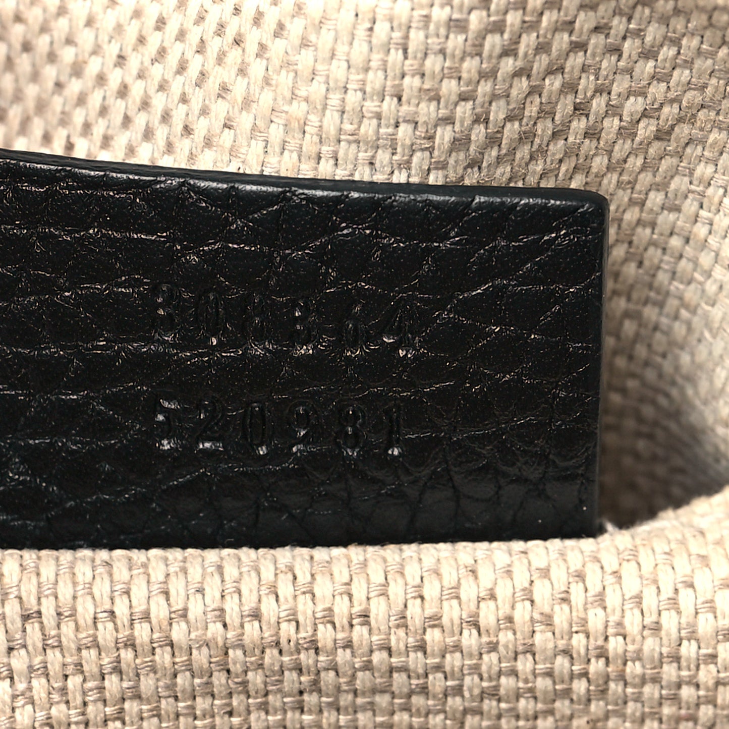 Pebbled Calfskin Small Soho Disco Bag Black