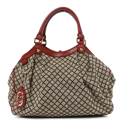 Gucci Diamante Medium Sukey Tote Brown 1 of 9