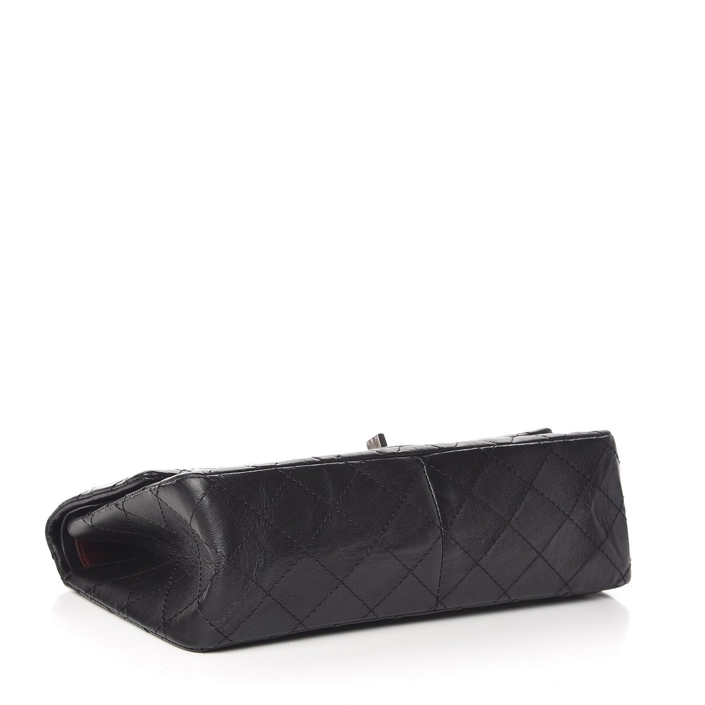 Aged Calfskin Quilted 2.55 Reissue 226 Flap Black