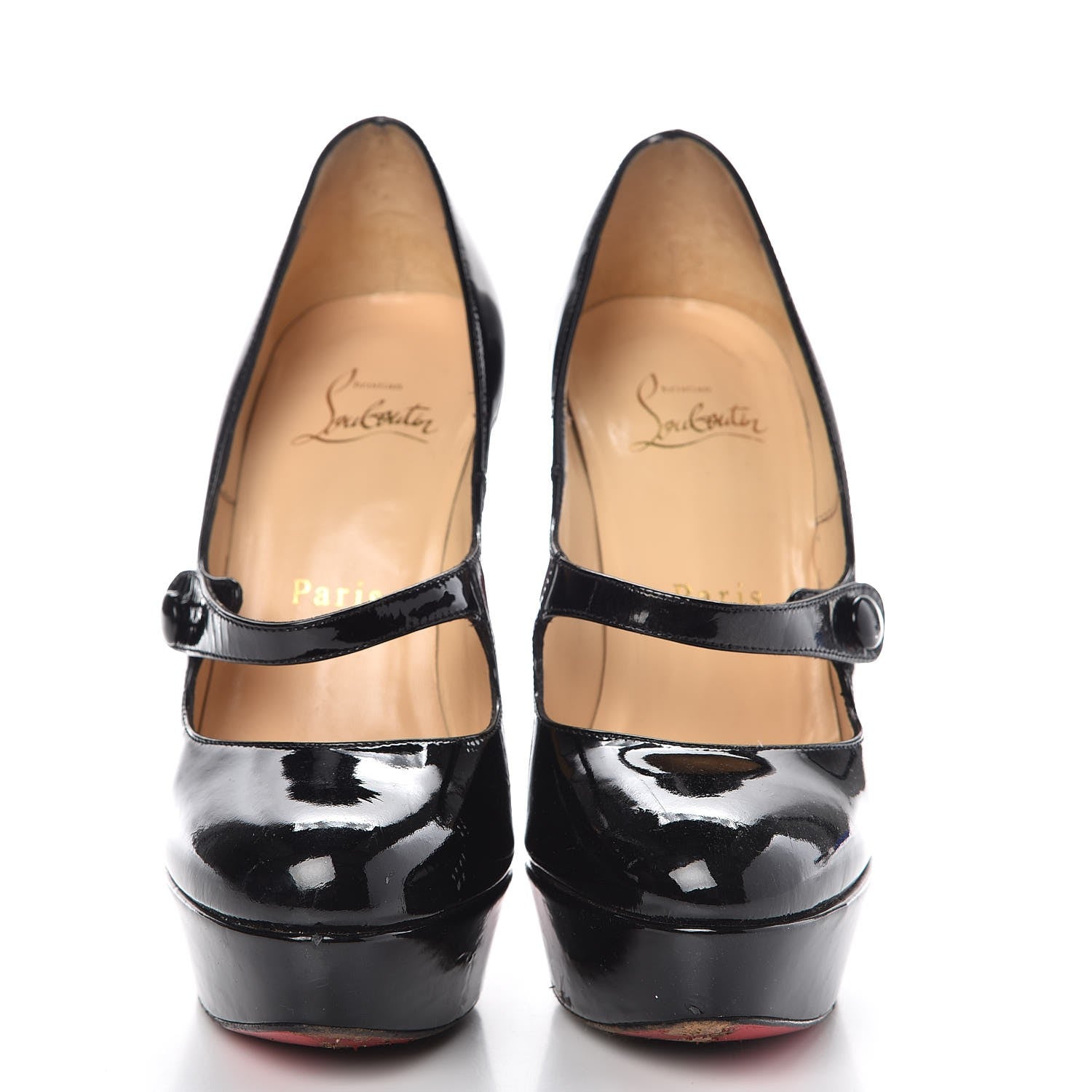 Christian Louboutin Patent Relika 140 Pumps 35 Black 2 of 12