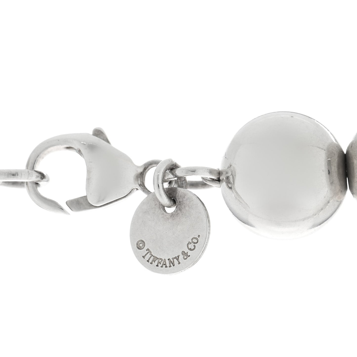 Sterling Silver 10mm Hardwear Ball Necklace