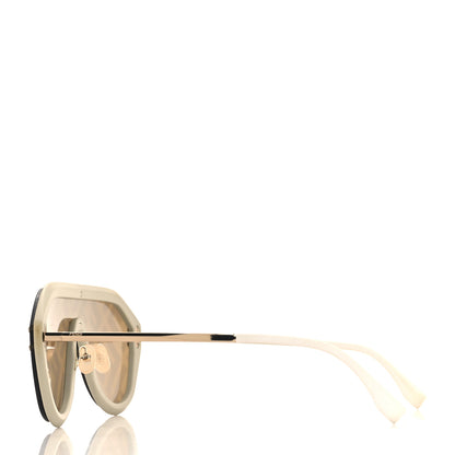 Fendi FF Fabulous Shield Sunglasses FF M0039/G/S White 3 of 7