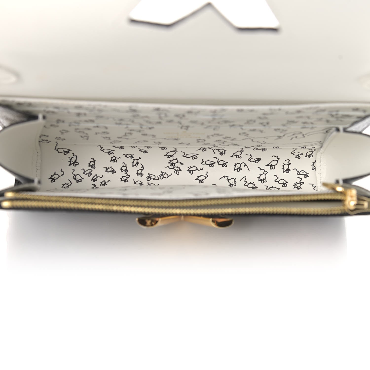 Louis Vuitton Catogram Twist Chain Wallet Black 5 of 9