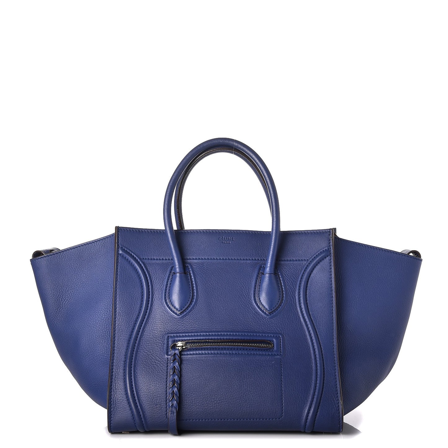 Supple Calfskin Medium Phantom Luggage Indigo