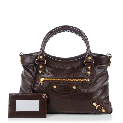 Balenciaga Agneau Giant 12 Gold Hardware Town Cigare Fonce 1 of 7