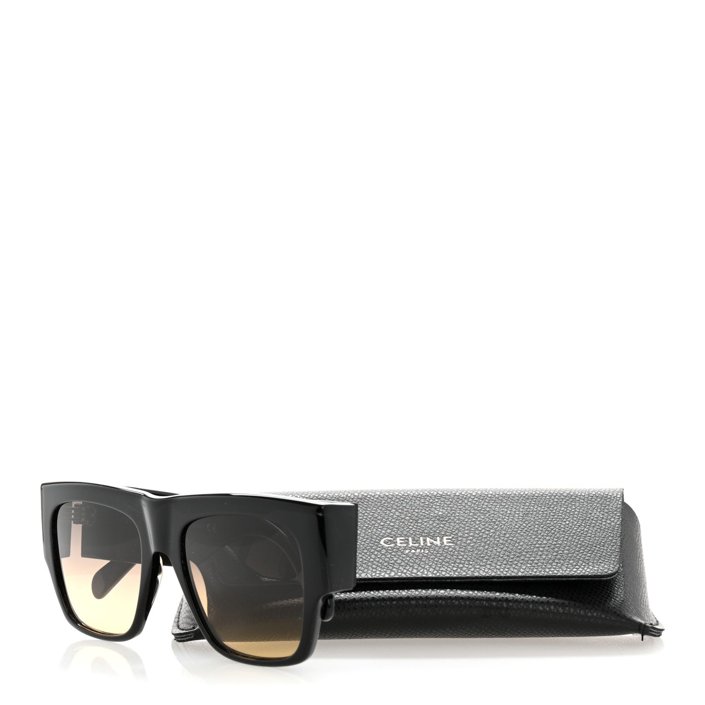 Acetate Rectangular Sunglasses CL4056IN Black
