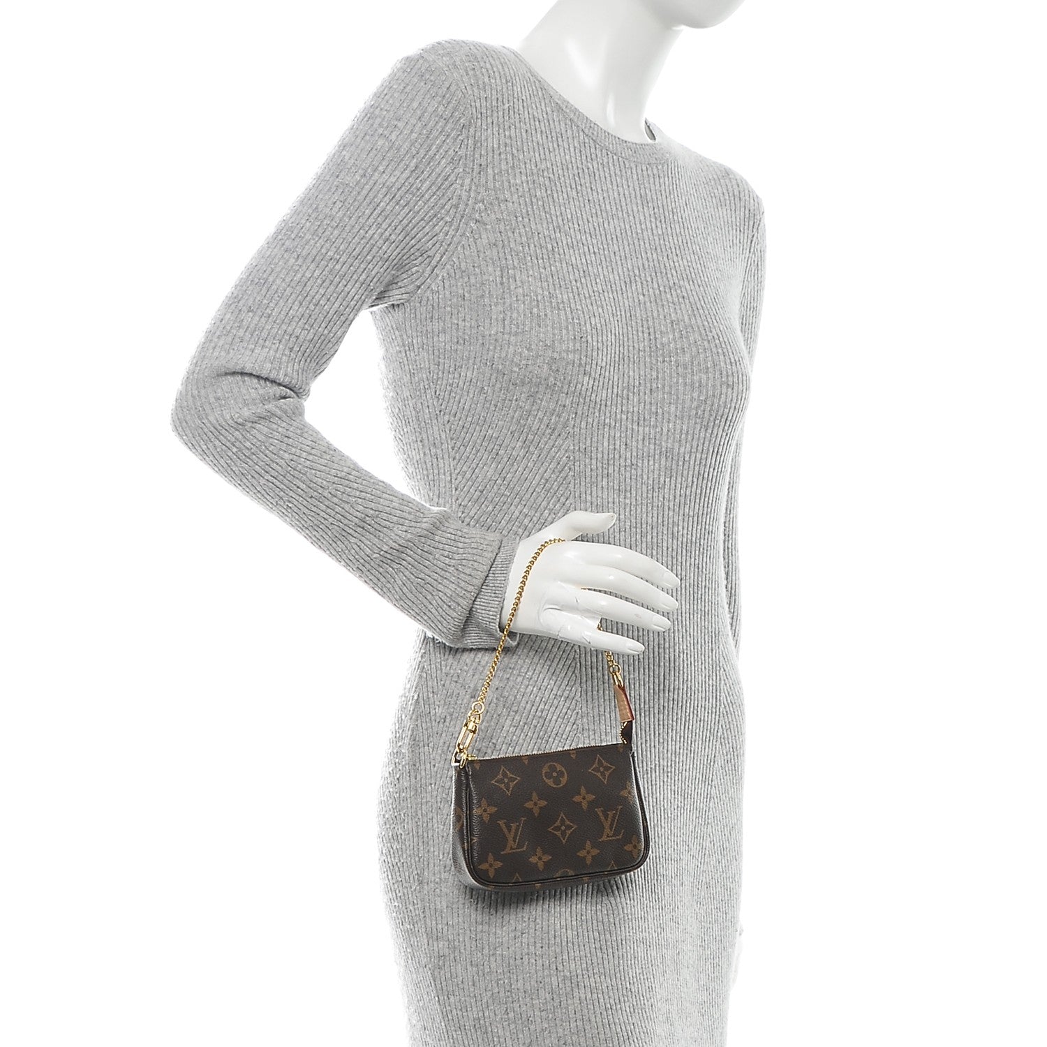Louis Vuitton Monogram Mini Pochette Accessories 2 of 7