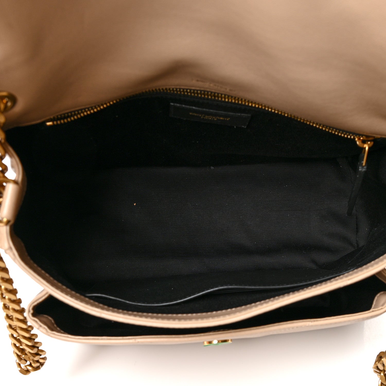Saint Laurent Lambskin Matelasse Monogram Medium Niki Chain Satchel Nude Powder 5 of 10