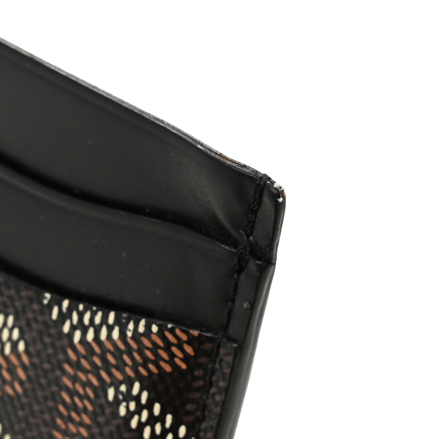 Goyard Goyardine Saint Sulpice Card Holder Black 8 of 11