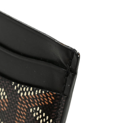 Goyard Goyardine Saint Sulpice Card Holder Black 8 of 11