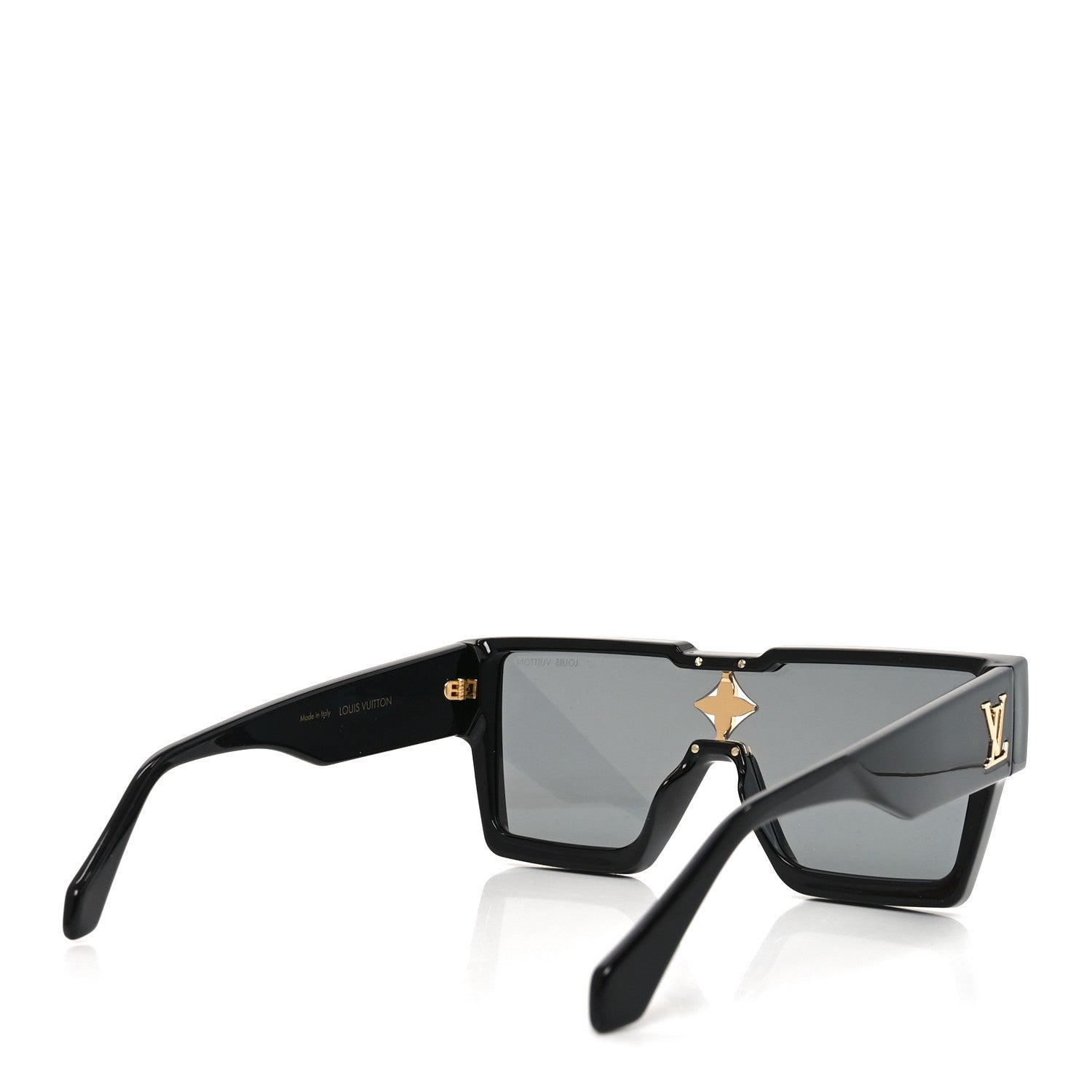 Louis Vuitton Acetate Swarovski Crystal Cyclone Sunglasses Z1578W Black 3 of 6