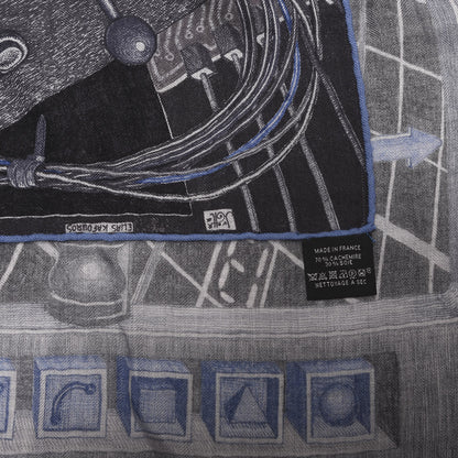 Hermes Cashmere Silk The Game Scarf 100 2 of 5