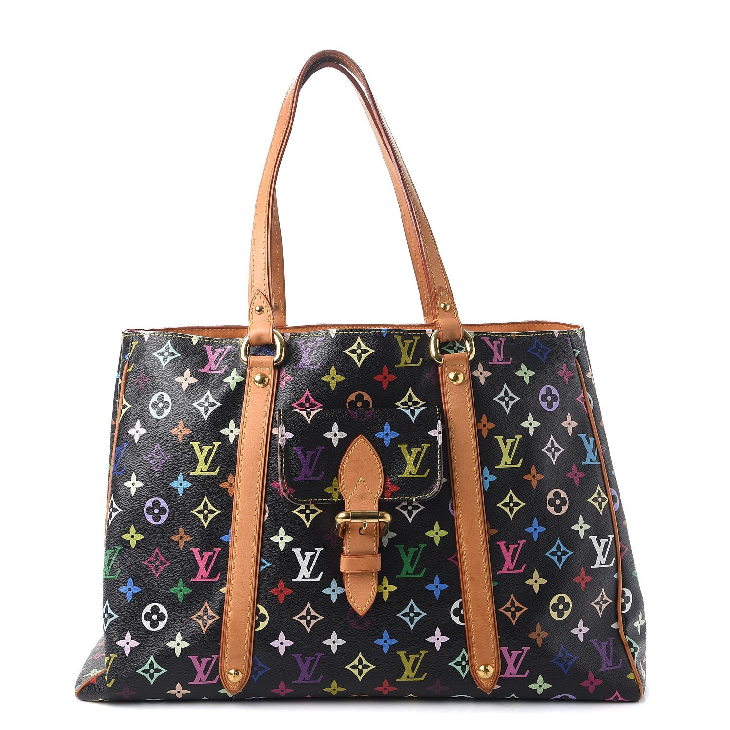 Louis Vuitton Monogram Multicolor Aurelia GM Black 1 of 21