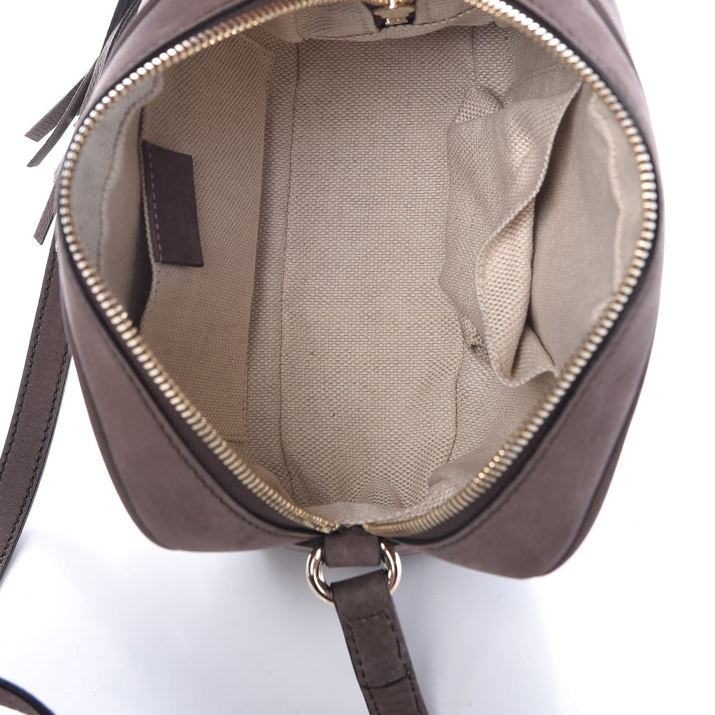 Vitello Range Small Soho Disco Bag Grey Field