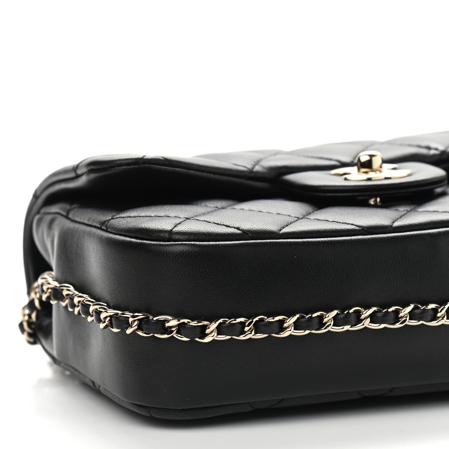 Chanel Lambskin Quilted Small My Precious Flap Black 7 of 8