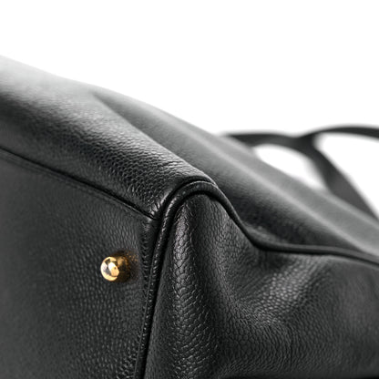 Chanel Caviar XL Weekender Bag Black 11 of 17