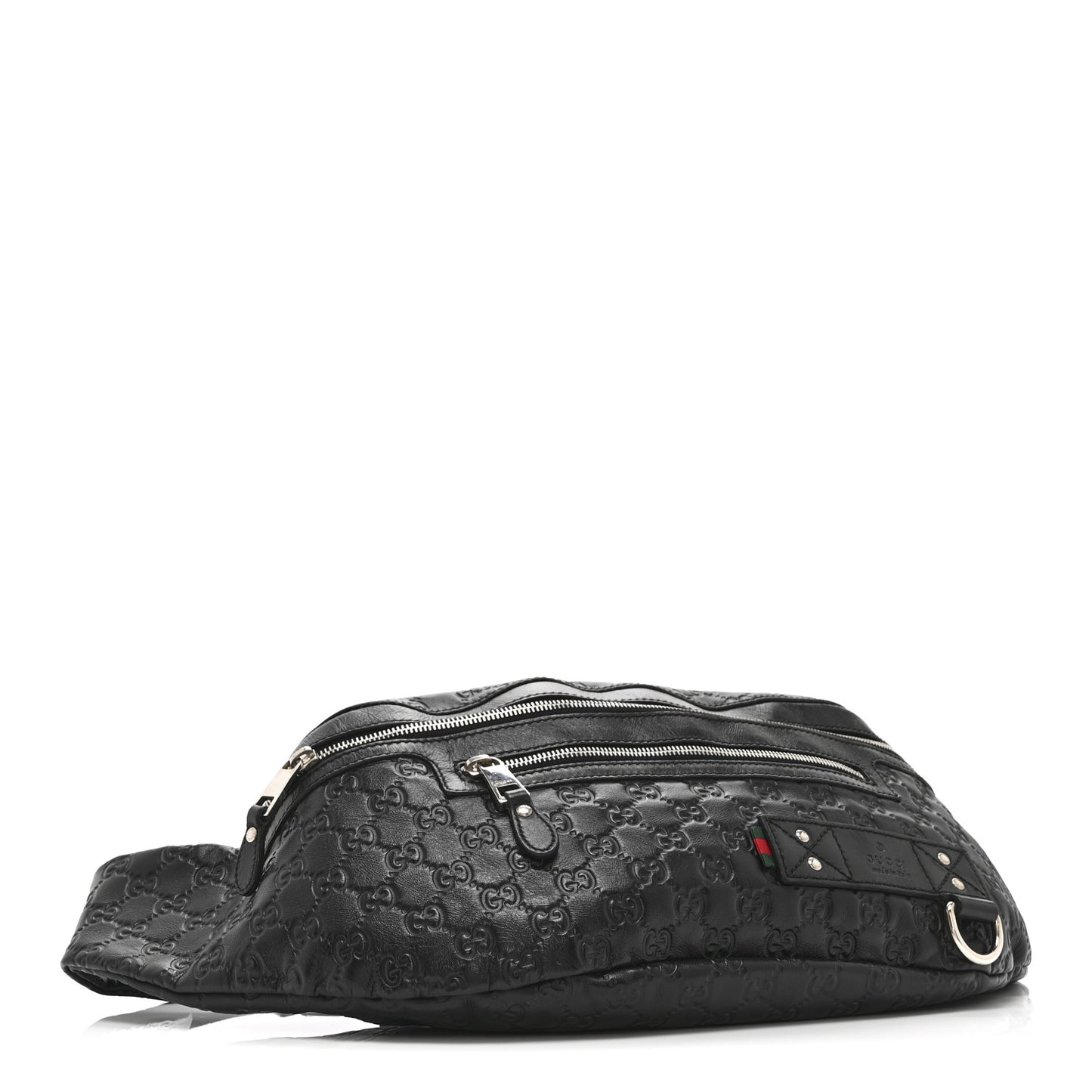 Guccissima Web Belt Bag Black