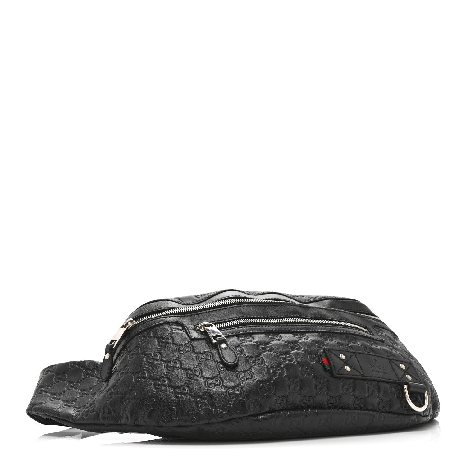 Gucci Guccissima Web Belt Bag Black 4 of 12