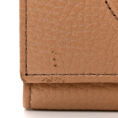 Gucci Pebbled Calfskin Soho Compact Flap Wallet Camelia 9 of 10