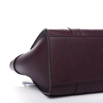Mulberry Grain Vegetable Tanned Calfskin Small Zipped Bayswater Oxblood 7 of 11