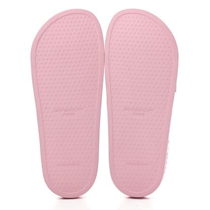 Givenchy Rubber Womens Logo Womens Pool Slides Sandals 40 Light Pink 5 of 9