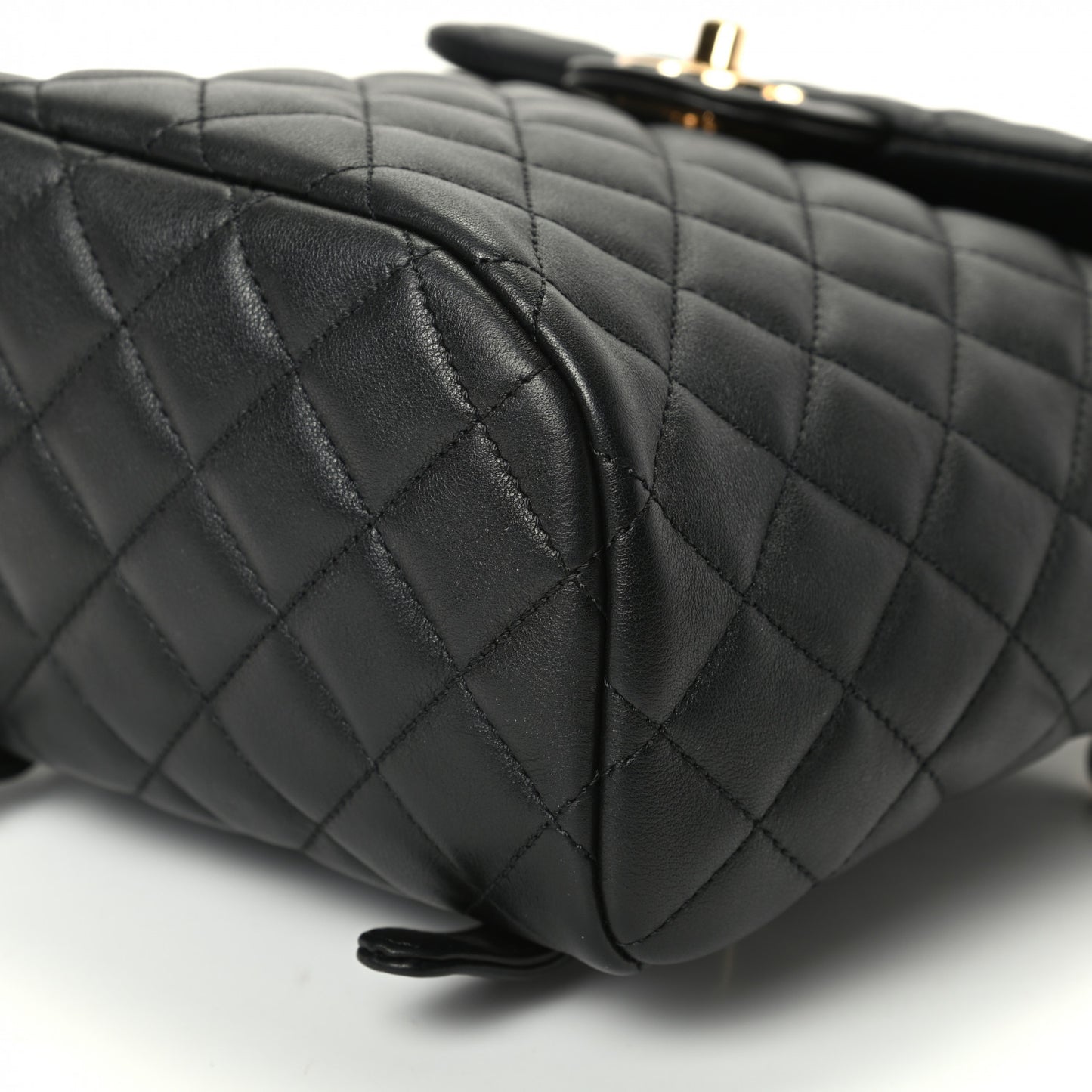Calfskin Quilted Mini Urban Spirit Backpack Black