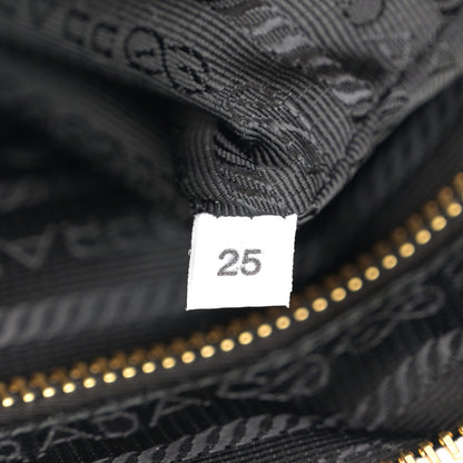Prada Shiny Nappa Medium Bonnie Shoulder Bag White 7 of 10