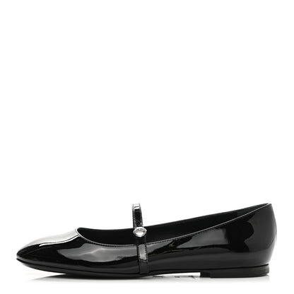 Louis Vuitton Patent Uniformes Ballerina Flat 36 Black 1 of 9
