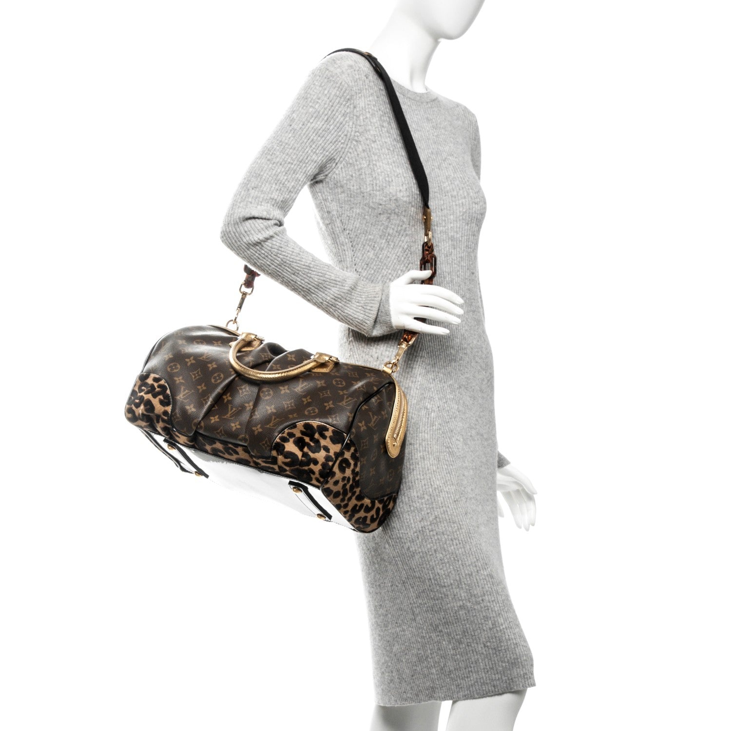 Louis Vuitton Monogram Leopard Stephen Bag 2 of 7