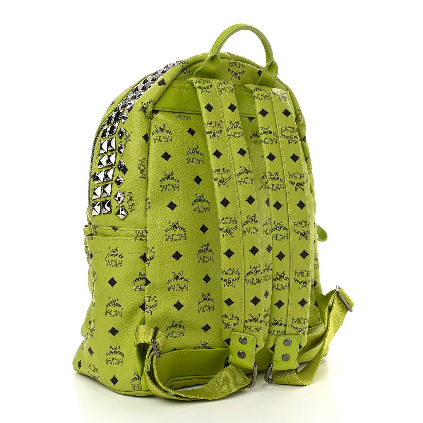 Visetos Crown Stud Medium Stark Backpack Green