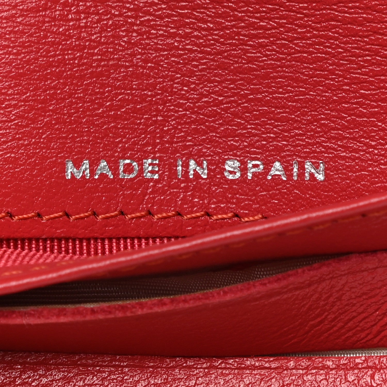 Chanel Patent Quilted CC French Wallet Red 7 of 9