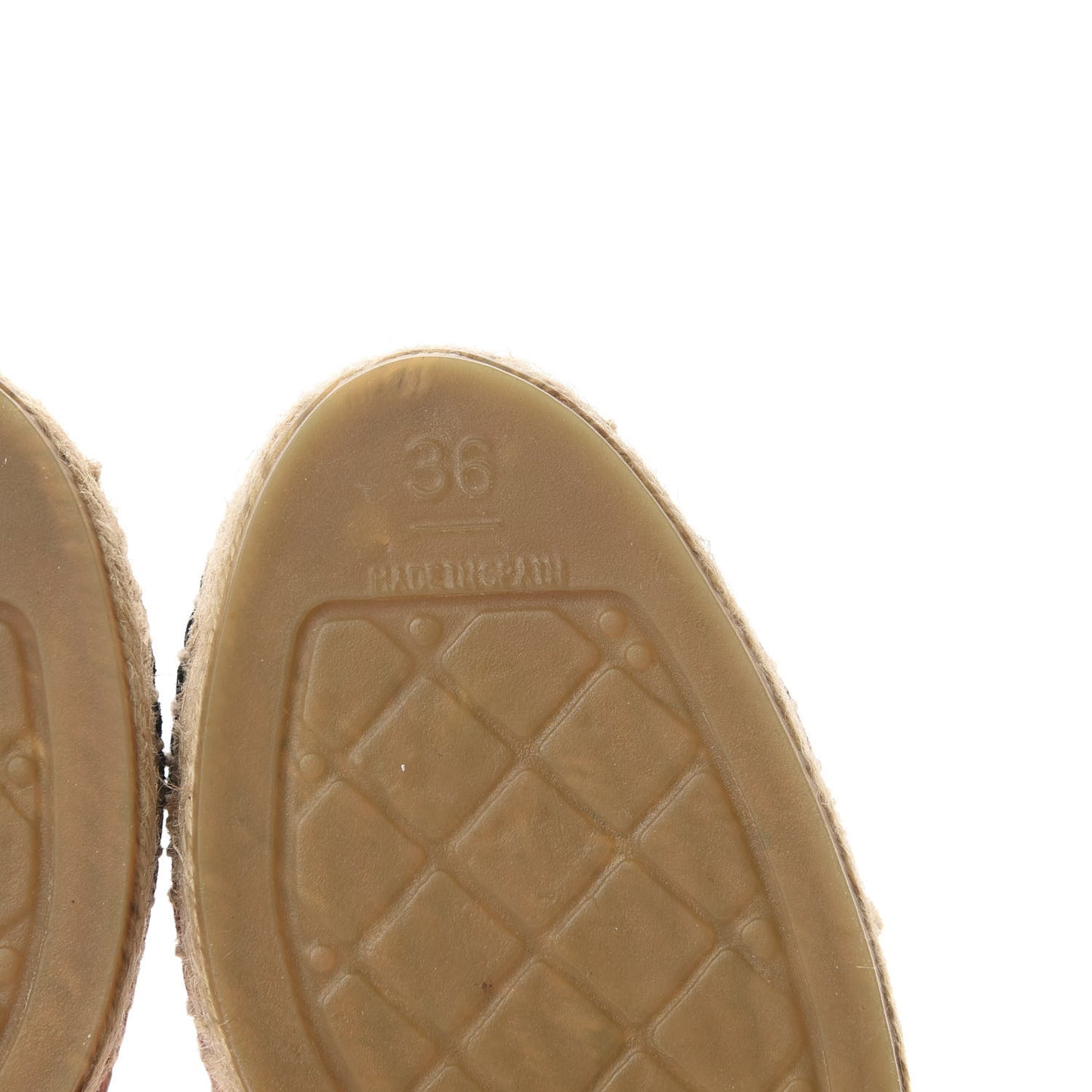 Suede Pearl CC Espadrilles 36 Pink